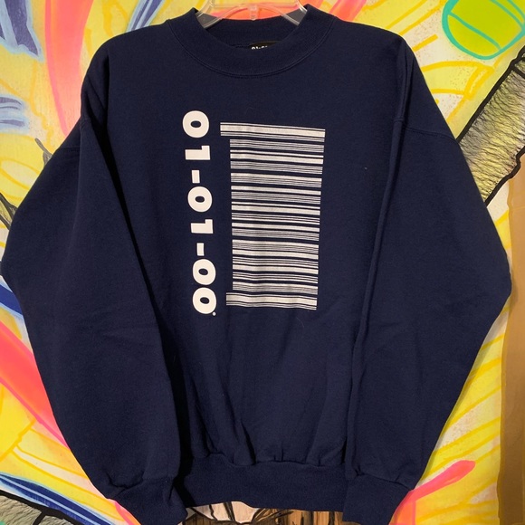 Hanes Other - NWOT Vintage 01-01-00 Millennium Barcode Crewneck